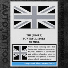 Mini Cooper UK Clear Static