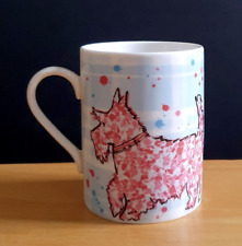 SCOTTIE DOG SCOTTISH TERRIER MUG CUP SCOTT INNESS FINE CHINA PORCELAIN