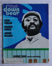 Vintage Magazine Down Beat April 1975 George Duke Cecil Taylor Roland Hanna   77