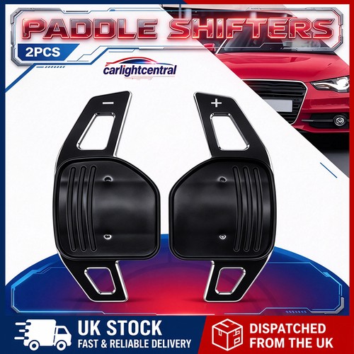 Black steering wheel paddle - steering,