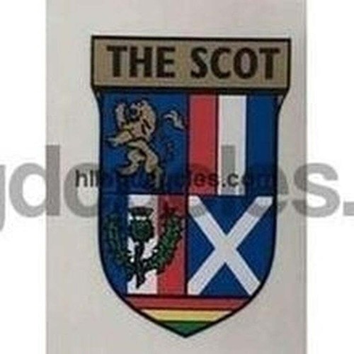 Flying scot fork decals - scot,