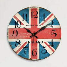 Union Jack Clock - Bond Street