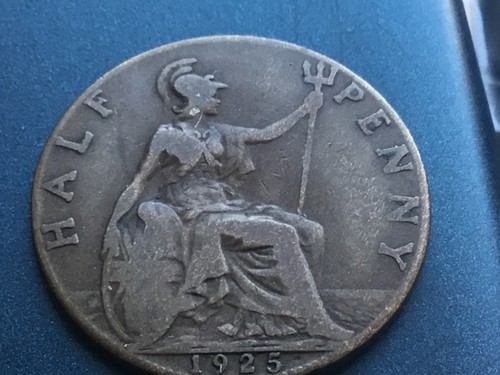 1925 george british - 1925, half