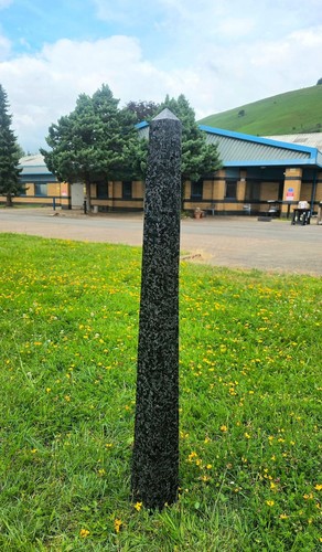 Indigo gabbro prism - indigo, tall