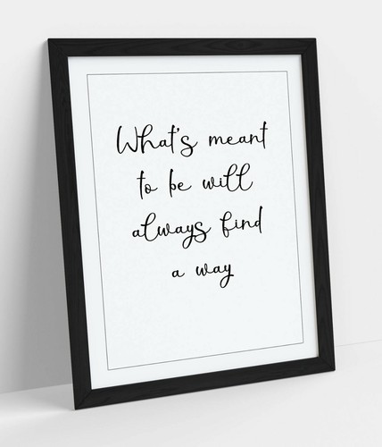 What meant be - meant, to