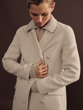 Reiss Womens Natural Coat 10