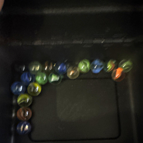 Vintage glass toy marbles - glass,