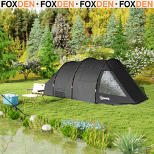 3 4 Man Tunnel Tent Black Air