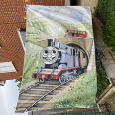 Vintage 1984 Thomas The Tank Engine Single Duvet Set James Percy Britt Allcroft