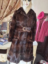 Vintage Saga Mink Fur Coat Size 12 Fabulous