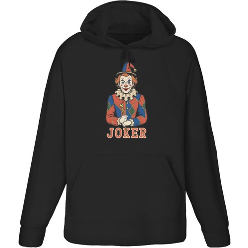 Harlequin joker adult - adult, hoodie