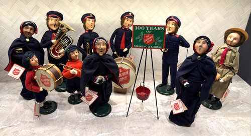 Byers choice caroler - caroler, salvation