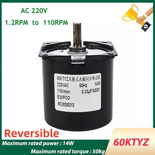 Synchronous geared motor - ac,