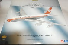CORGI AVIATION 1:144 BOEING 707-321 DAN-AIR LONDON GATWICK AIRPORT 1971