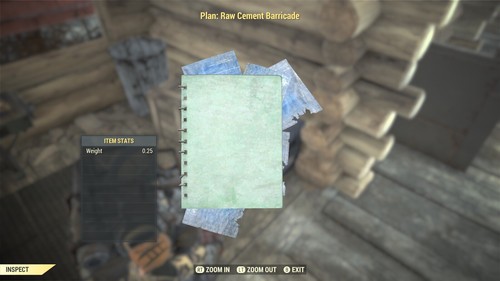 Fallout raw cement - 76, (rare)