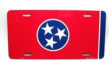TENNESSEE STATE FLAG METAL CAR