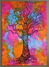 Twin Tie-Dye Tree Of Life