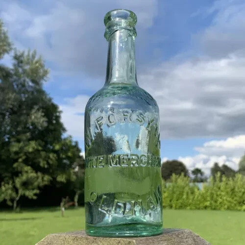 Glass bottle forsyth wine - bottle,