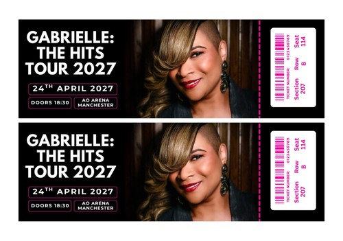 Gabrielle the hits tour 2027 - hits,