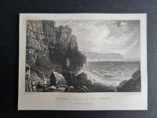 Antique 1851 print - , sainted