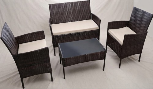 Piece rattan garden - 4-piece,