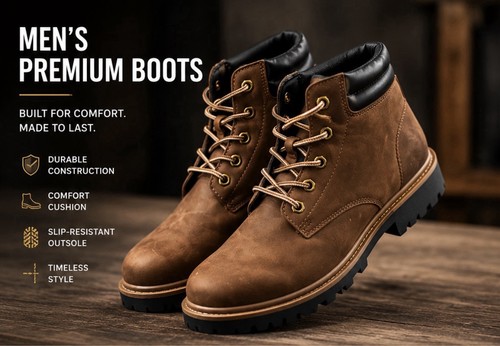 Brown urban territory ankle - urban,