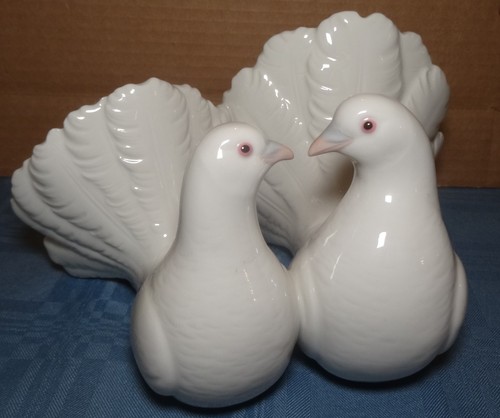 Lladro porcelain doves - lladro,