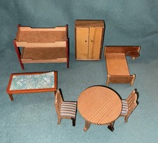 Dolls house vintage - dolls,