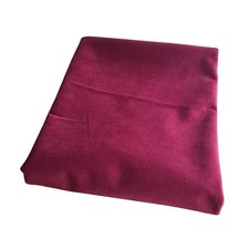 Burgundy Red Velvet Material Off Cut 44 Inches X 38 Inches