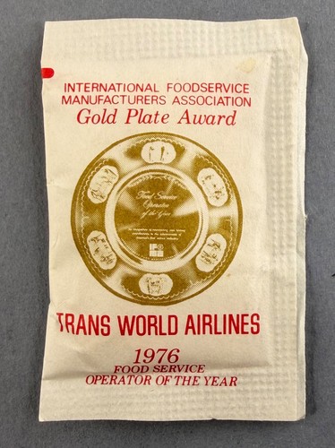 Twa gold plate award - twa,