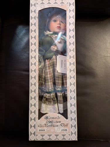 Vintage porcelain doll - vintage,