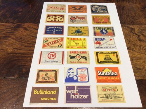 Matchbox labels vintage - matchbox,