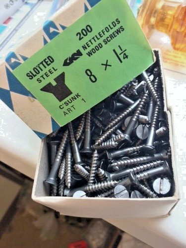 Slotted steel countersunk - slotted,