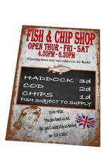 Vintage 1940s ww2 fish - vintage,