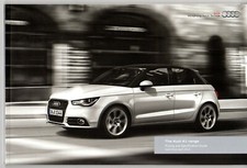 Audi A1 3-dr & Sportback 2012-13 UK Market Brochure SE Sport S line Editions