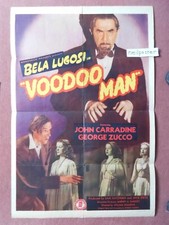 VOODOO MAN (1944) US 1-sheet poster BELA LUGOSI, JOHN CARRADINE, MONOGRAM    