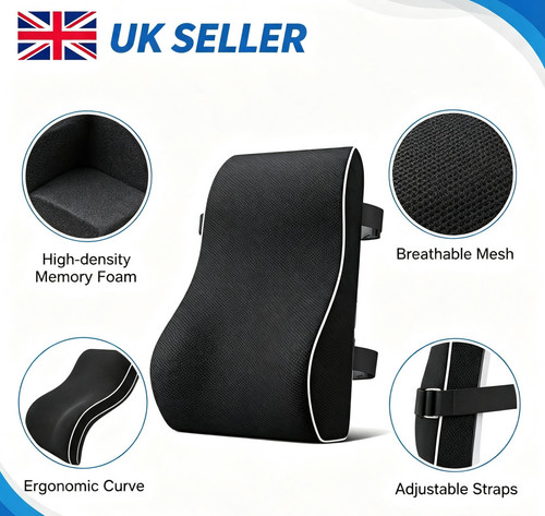 Lumbar back support cushion - back,