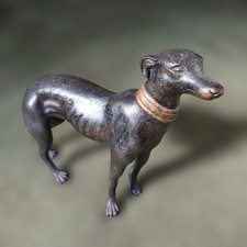 Bronze Greyhound Dog Statue