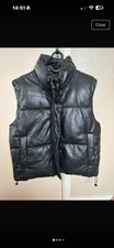 Faux Leather Gillet, Size S