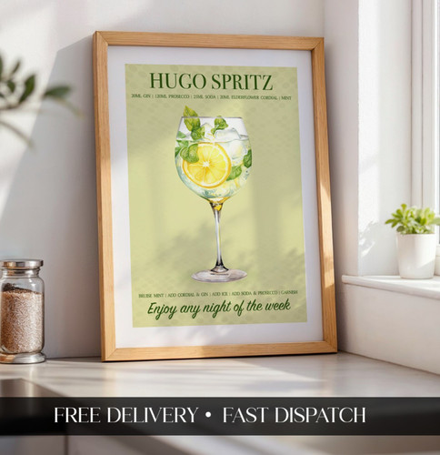 Hugo spritz print bar cart - spritz, print,