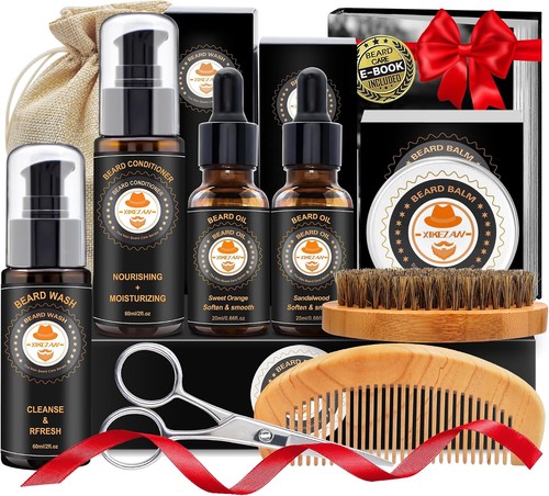 Xikezan beard grooming kit for - kit,