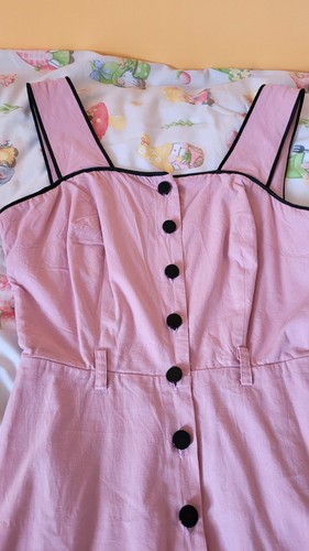 Collectif pink black button - collectif,