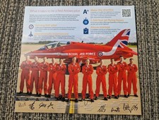 Red arrows signed booklet - red,