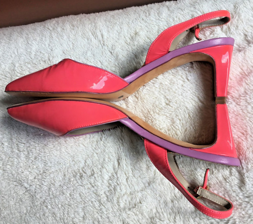 Boden hot pink leather - pink,