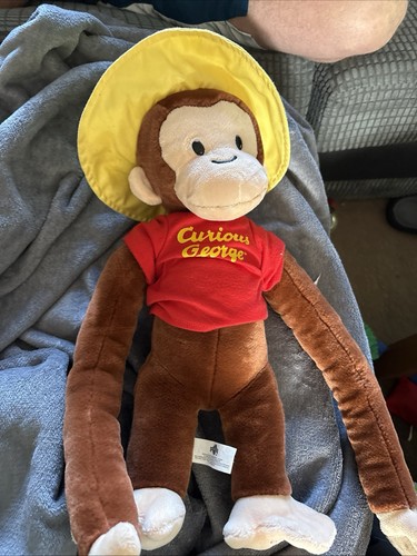 Curious george with hat soft - george,