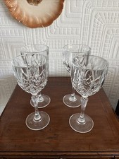 Set of 4 Waterford Marquis Markham Crystal Wine / Water Glasses