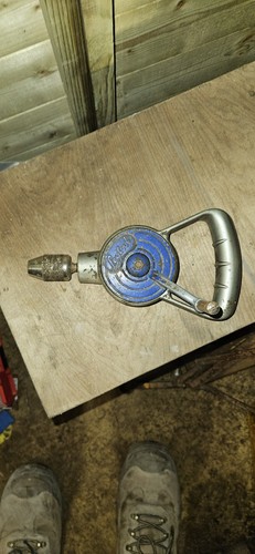 Old hand drill - old,