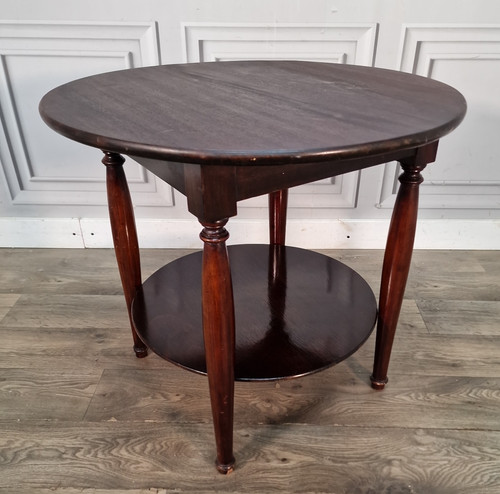 Vintage round lamp - lamp, table
