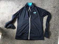 Hollister Sport Navy Blue Full Zip Track Jacket Size Small