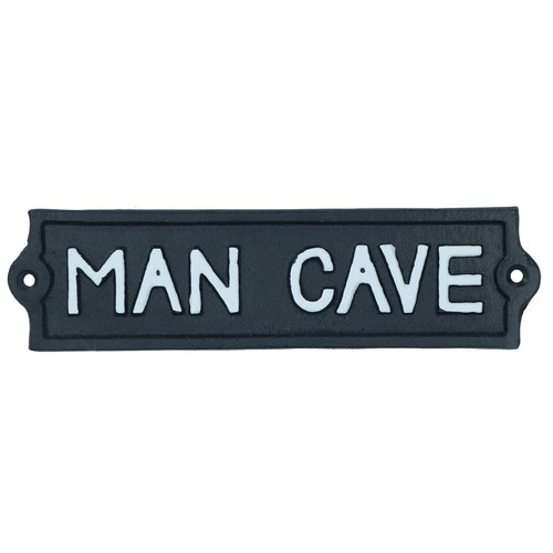 Man cave cast - cave, sign